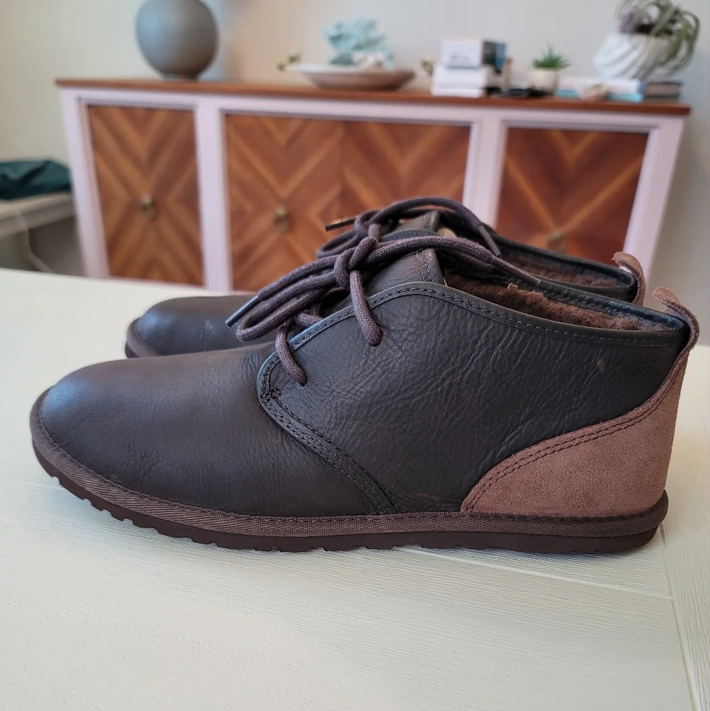 UGG Maksim Chukka Leather Boot in Brown - Like New